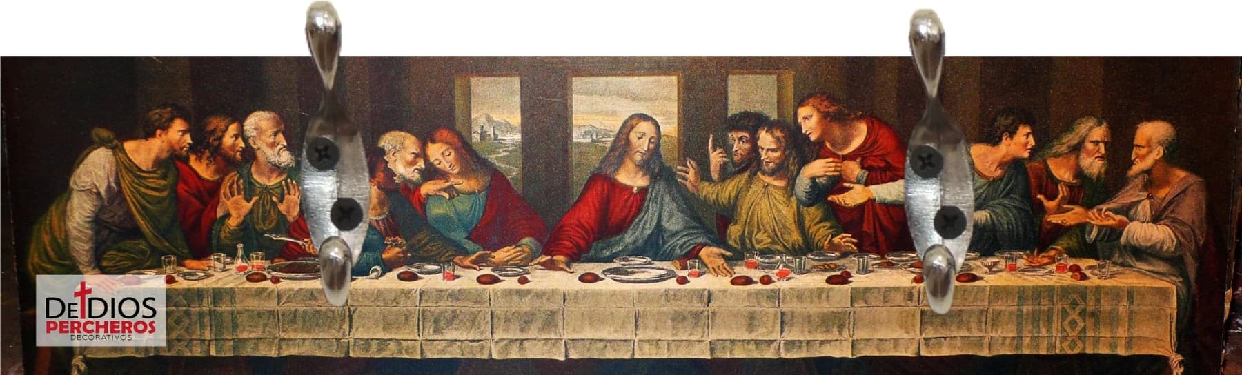 Percheros DeDIOS con imágenes de fe y esperanza