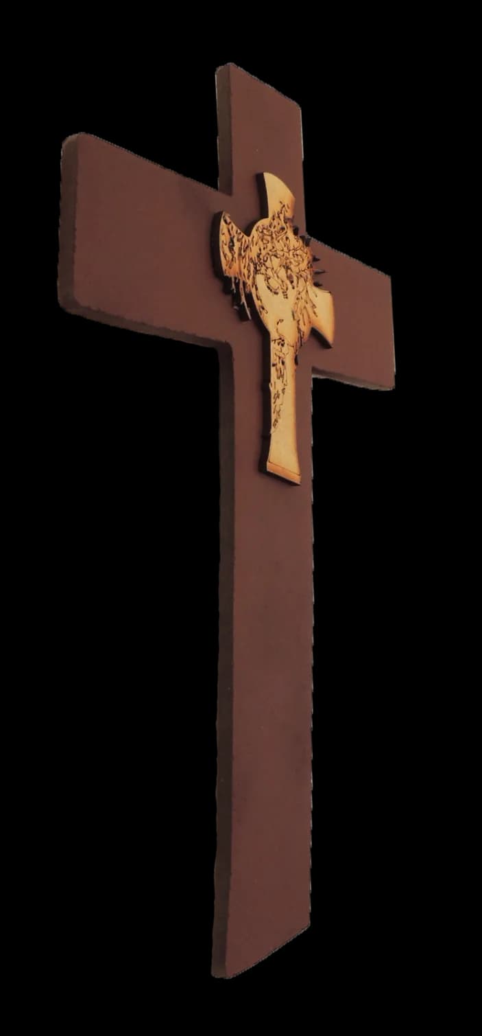 Cruz Decorativa Corona de Espinas II