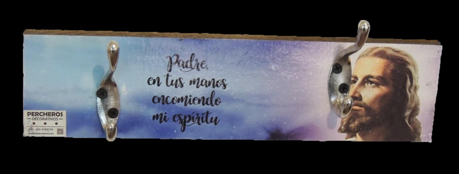 Perchero Padre en Tus Manos Encomiendo Mi Espíritu