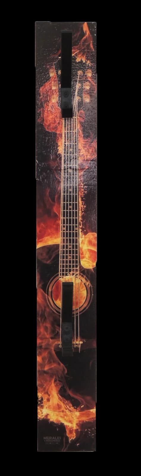 Perchero Guitarra en Llamas