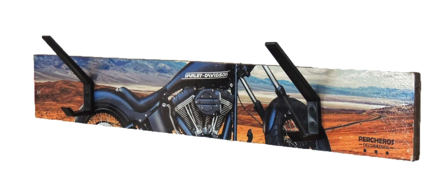 Perchero Harley Davidson Desierto — vista 3