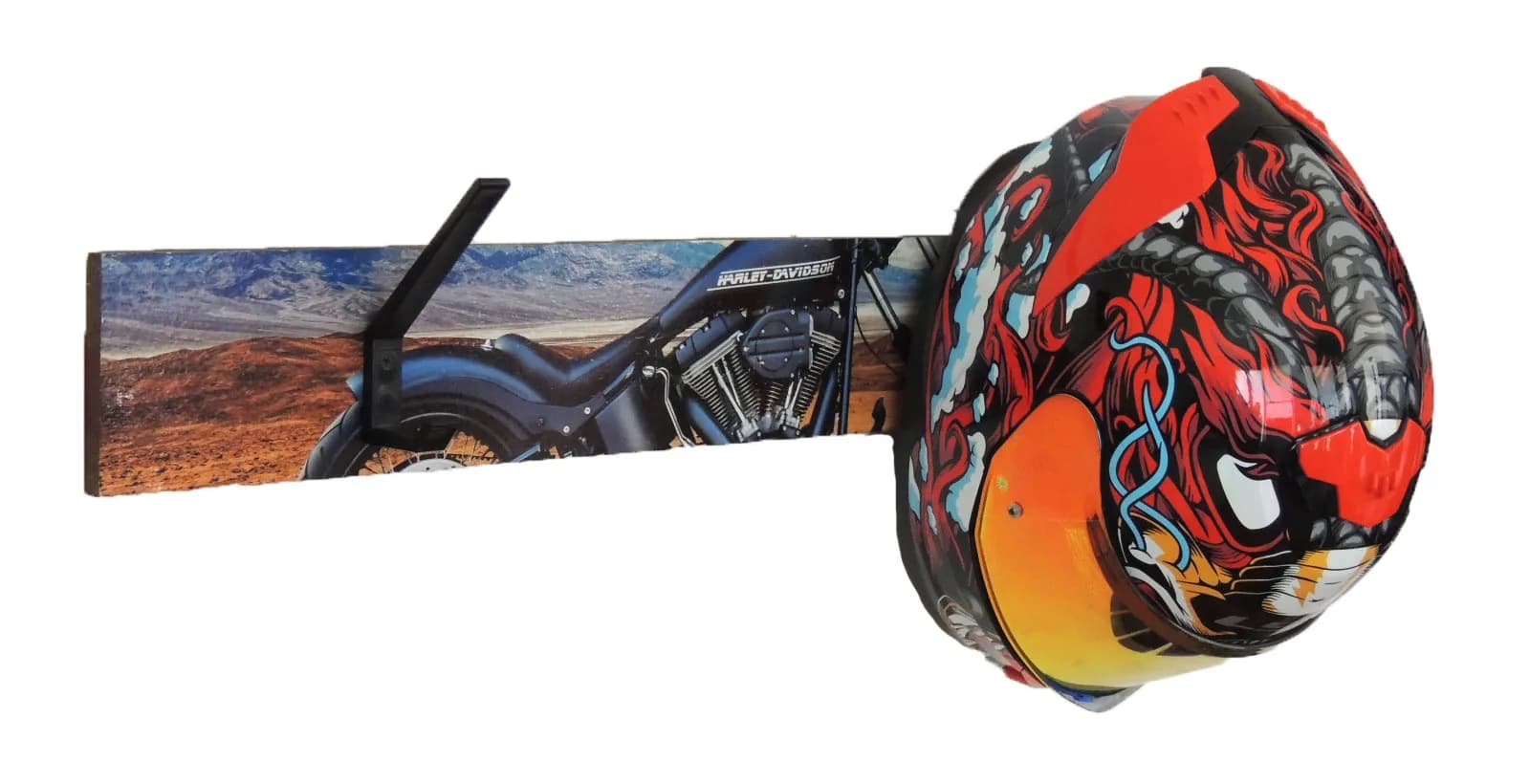 Perchero Harley Davidson Desierto — vista 5