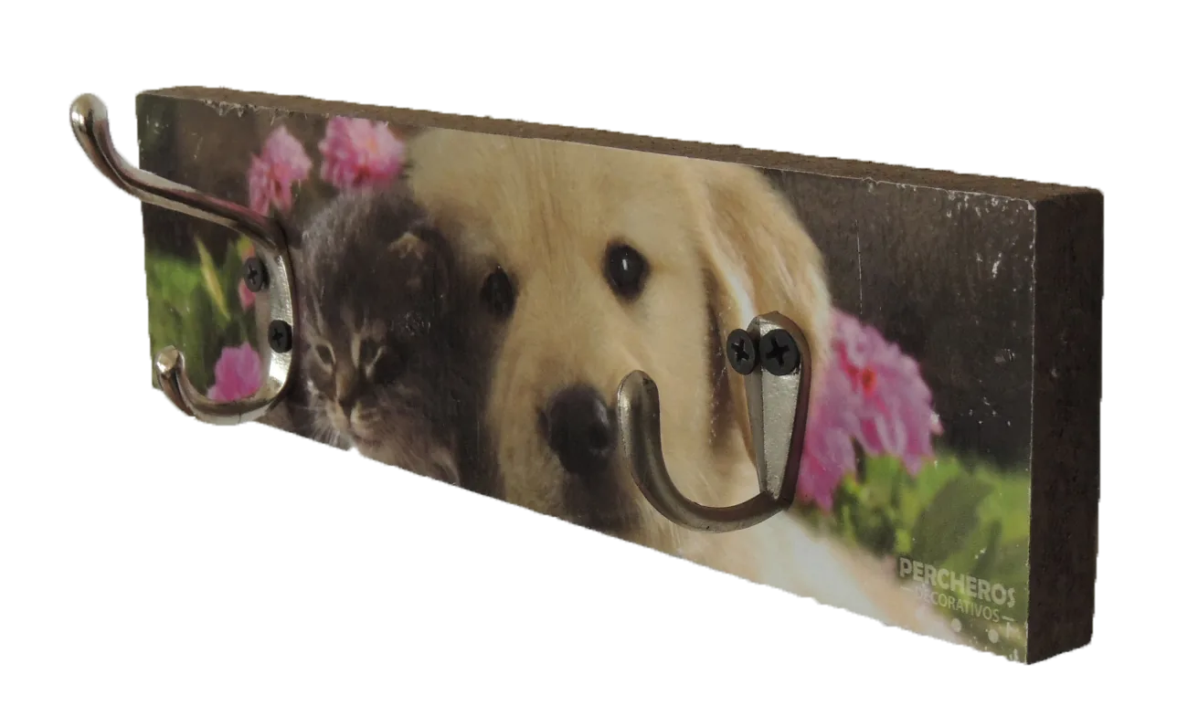 Perchero Labrador y Gato Cachorros — vista 3