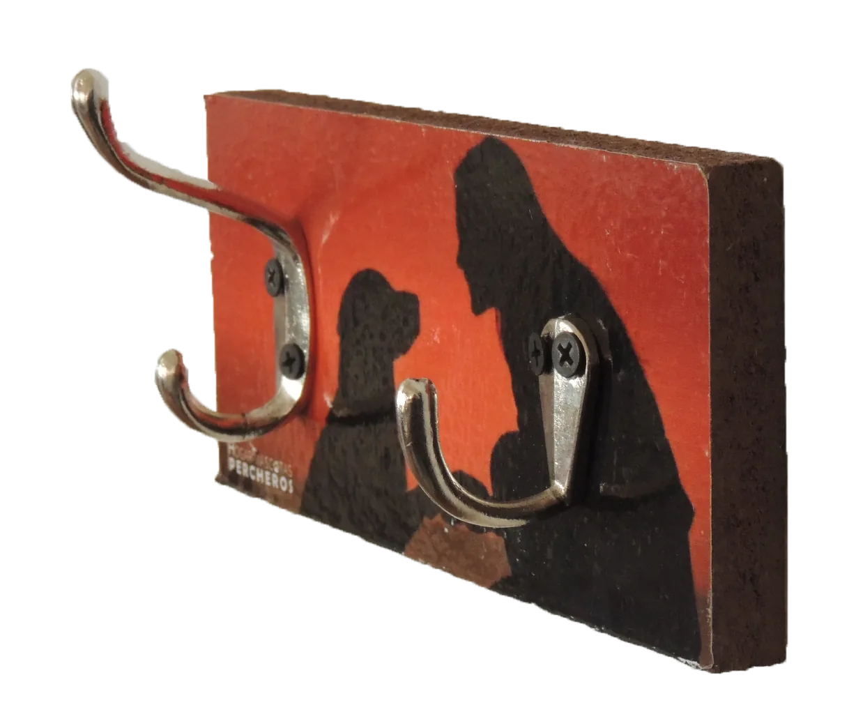 Perchero Siluetas Mascota y Dueña — vista 3