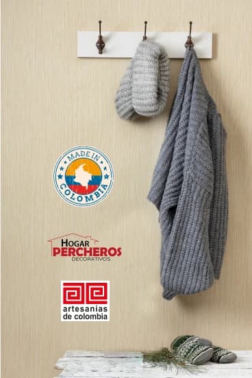 Percheros Decorativos, hecho en Colombia