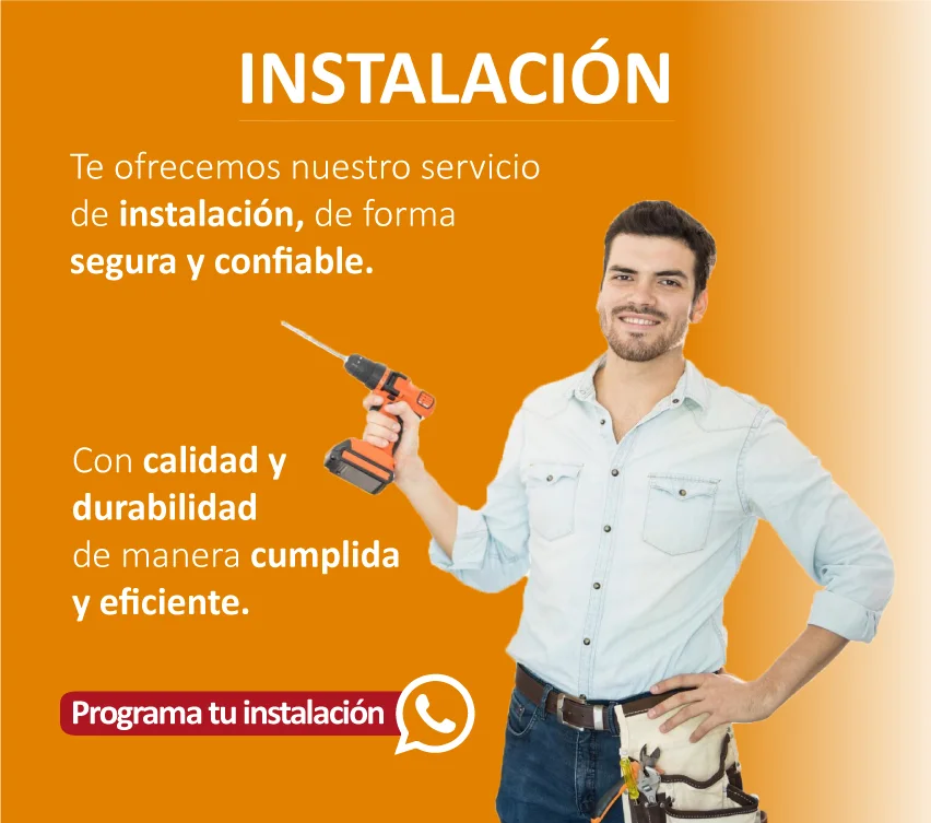 Servicio de instalación segura, confiable y con calidad