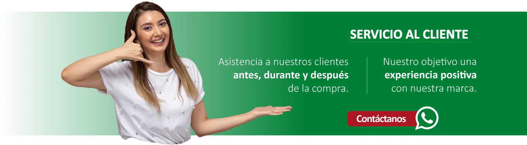 Servicio al cliente antes, durante y después de la compra