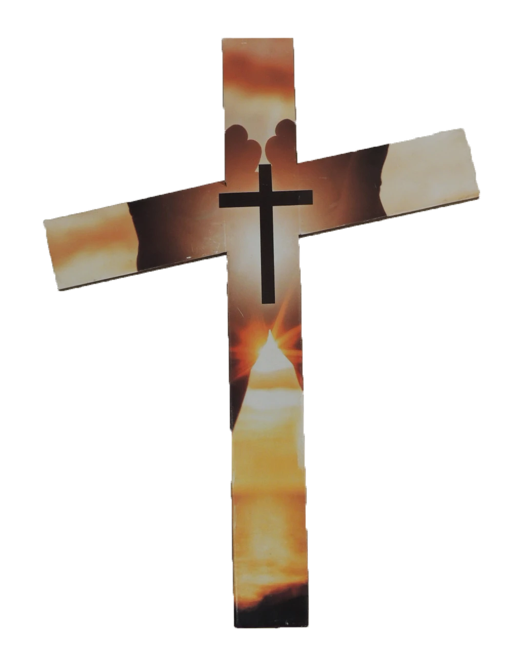 Cruz Decorativa Manos en Oración