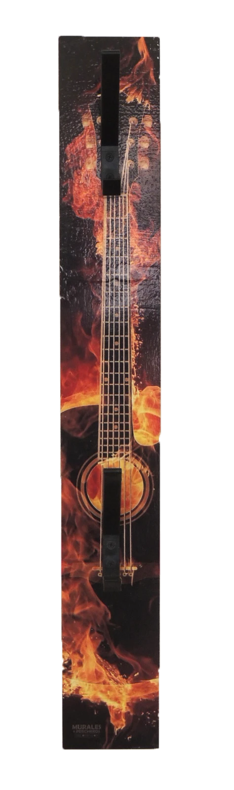 Perchero Guitarra en Llamas