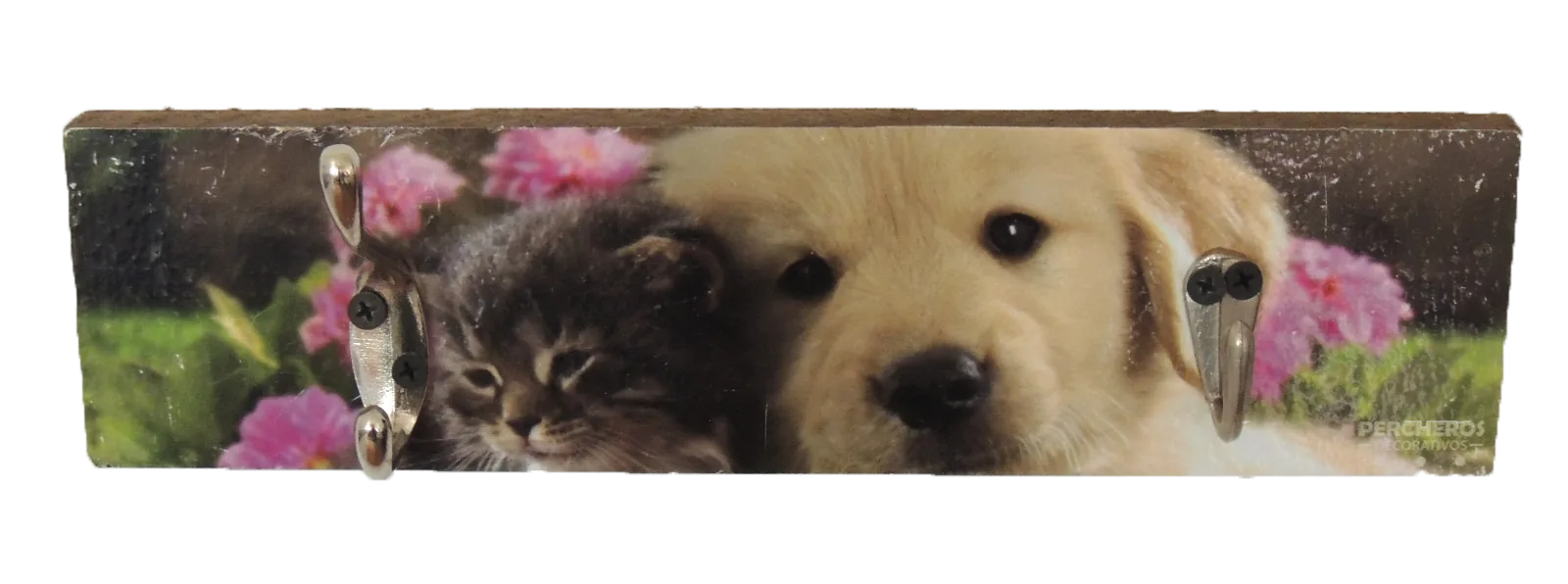 Perchero Labrador y Gato Cachorros